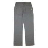 FAT FACE Womens Trousers Grey Regular Straight W32 L35