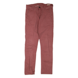 SELECTED HOMME Chino Mens Trousers Red Regular Skinny W30 L32