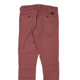 SELECTED HOMME Chino Mens Trousers Red Regular Skinny W30 L32