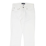 J.CREW Petite Womens Trousers White Regular Skinny W23 L25