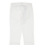 J.CREW Petite Womens Trousers White Regular Skinny W23 L25