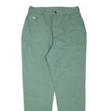 LEE Womens Trousers Green Regular Tapered W30 L31