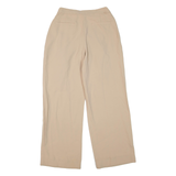 REISS Womens Trousers Beige Regular Wide-Leg W28 L29