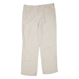 GAP Womens Trousers Beige Regular Straight Linen W34 L30