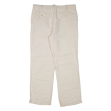GAP Womens Trousers Beige Regular Straight Linen W34 L30