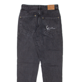 KARL KANI Mens Jeans Black Regular Tapered W29 L31