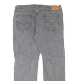 LEVI'S 559 Jeans Mens Grey Relaxed Straight W37 L32