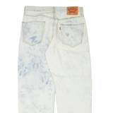 LEVI'S 550 Jeans Tie Dye Mens Blue Relaxed Tapered W30 L30