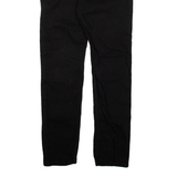 DICKIES Womens Trousers Black Slim Straight W28 L27