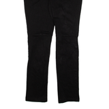 DICKIES Womens Trousers Black Slim Straight W30 L31