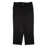 DICKIES Mens Trousers Black Relaxed Straight W38 L30