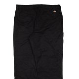 DICKIES Mens Trousers Black Relaxed Straight W38 L30