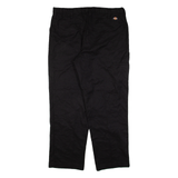 DICKIES Mens Trousers Black Relaxed Straight W38 L30