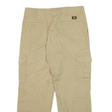 DICKIES Cargo Mens Trousers Beige Relaxed Straight W32 L30