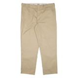 DICKIES 874 Workwear Mens Trousers Beige Relaxed Straight W42 L32