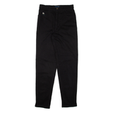 COUNTRY LIFE Womens Trousers Black Slim Tapered W26 L30