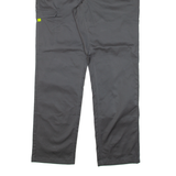 PUMA Womens Trousers Grey Regular Straight W38 L33