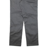PUMA Womens Trousers Grey Regular Straight W38 L33