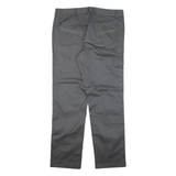PUMA Womens Trousers Grey Regular Straight W38 L33
