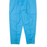 D&A Womens Trousers Blue Relaxed Tapered Viscose W27 L27