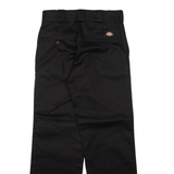 DICKIES 874 Workwear Mens Trousers Black Regular Straight W26 L28