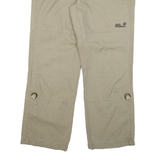 JACK WOLFSKIN Womens Trousers Beige Regular Straight W37 L29