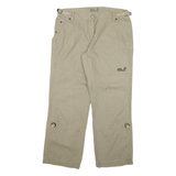 JACK WOLFSKIN Womens Trousers Beige Regular Straight W37 L29
