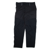ON CLOUD Mens Trousers Black Relaxed Straight W38 L32
