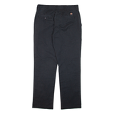 DICKIES Mens Trousers Black Regular Straight W32 L32