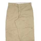 DICKIES Mens Trousers Beige Regular Straight W36 L27