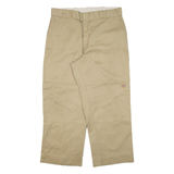 DICKIES Mens Trousers Beige Regular Straight W36 L27