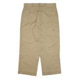 DICKIES Mens Trousers Beige Regular Straight W36 L27
