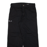 DICKIES Womens Trousers Black Relaxed Straight W30 L27