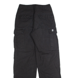 BAC Cargo Mens Trousers Black Regular Straight W26 L30