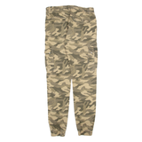 ERGET Cargo Camo Mens Trousers Green Slim Tapered W30 L30