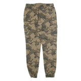 FSBN Camo Jogger Mens Trousers Green Slim Tapered W28 L28
