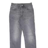 LEVI'S 501 BIG E Jeans Mens Grey Regular Straight W25 L30