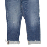 LEVI'S 501 Jeans Mens Blue Regular Straight W33 L22