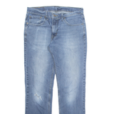 LEVI'S 511 Jeans Distressed Mens Blue Slim Straight Stone Wash W33 L32