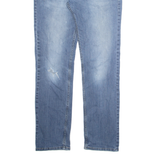 LEVI'S 511 Jeans Distressed Mens Blue Slim Straight Stone Wash W33 L32