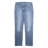 LEVI'S 511 Jeans Distressed Mens Blue Slim Straight Stone Wash W33 L32
