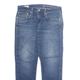 LEVI'S 502 Jeans BIG E Mens Blue Regular Tapered Stone Wash W30 L28