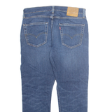 LEVI'S 502 Jeans BIG E Mens Blue Regular Tapered Stone Wash W30 L28