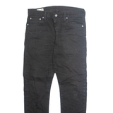 LEVI'S 512 BIG E Jeans Mens Black Slim Tapered W30 L28