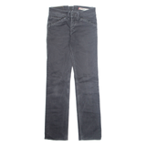 LEVI'S 511 Jeans Mens Grey Slim Straight 90s Stone Wash W26 L31