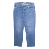 TOMMY HILFIGER Mens Jeans Blue Slim Tapered Stone Wash W34 L26