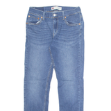 LEVI'S Girls Jeans Blue Slim Tapered Stone Wash W28 L28
