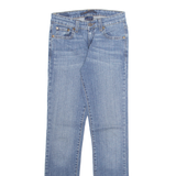 LEVI'S Mid Rise Womens Jeans Blue Regular Tapered Stone Wash W26 L30