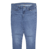 LEVI'S Womens Jeans Blue Regular Tapered Stone Wash W33 L32