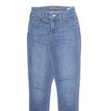 LEVI'S High Rise Womens Jeans Blue Slim Skinny Stone Wash W25 L29